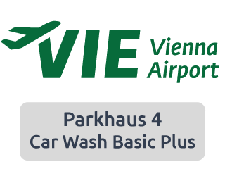 Logo Parkhaus 4 Flughafen Wien Car Wash Basic Plus