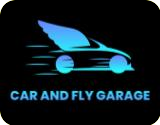 car and fly logo
