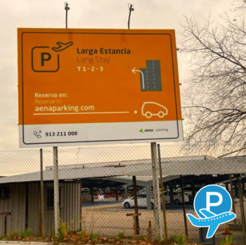 Imagen de las instalaciones del parking larga estancia en el aeropuerto madrid barajas