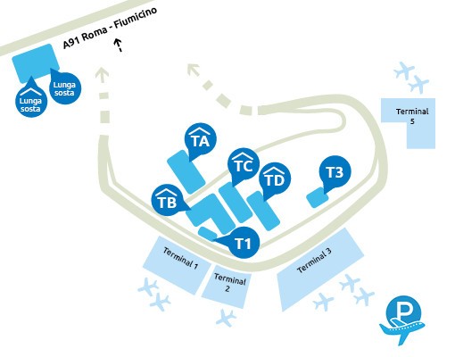 Parcheggio-Fiumicino-Mappa