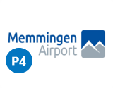 Logo Flughafen Memmingen Parken P4