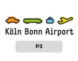 Logo P3 Keulen Airport
