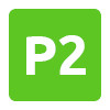 Parking P2 Merignac Logo