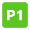 Parking P1 Bordeaux Logo