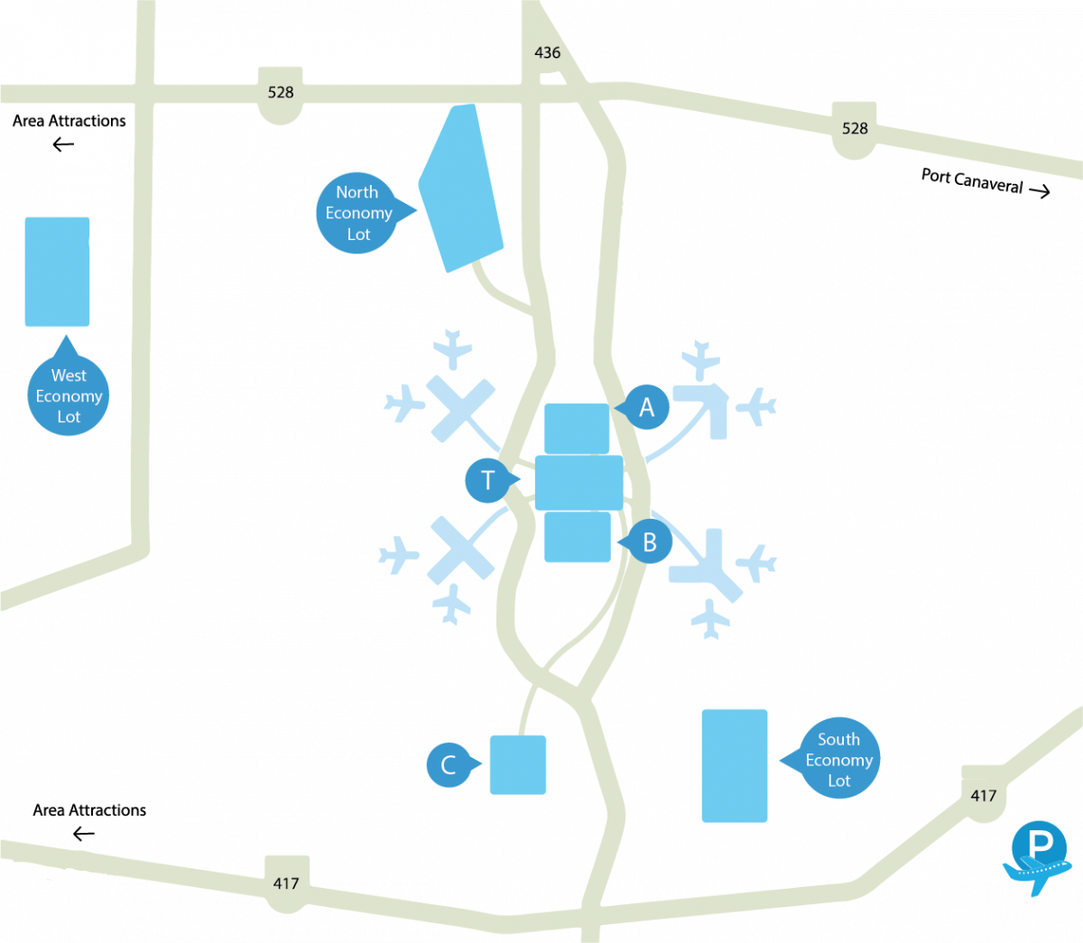 orlando-airport-parking-map