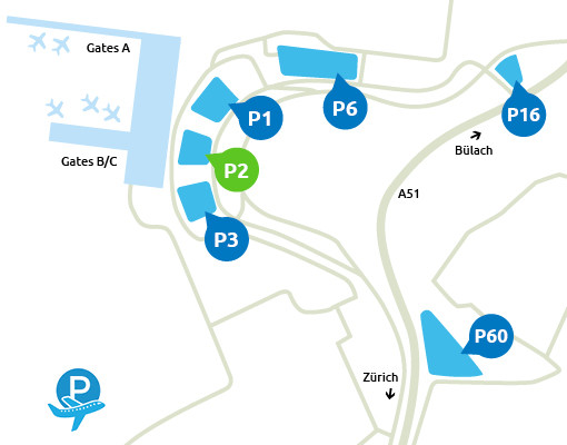 Rabattcode Flughafen Zürich Parking P2 www.vologio.it