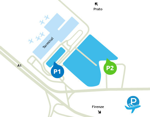 Mappa-Aeroporto-Firenze-parcheggio-P2