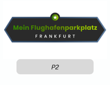 Mein Flughafenparkplatz P2 Francoforte